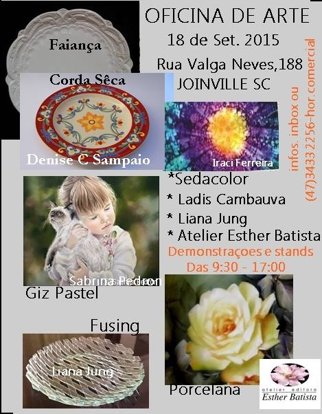 18/09/2015 – Workshop de pintura em seda e mais…